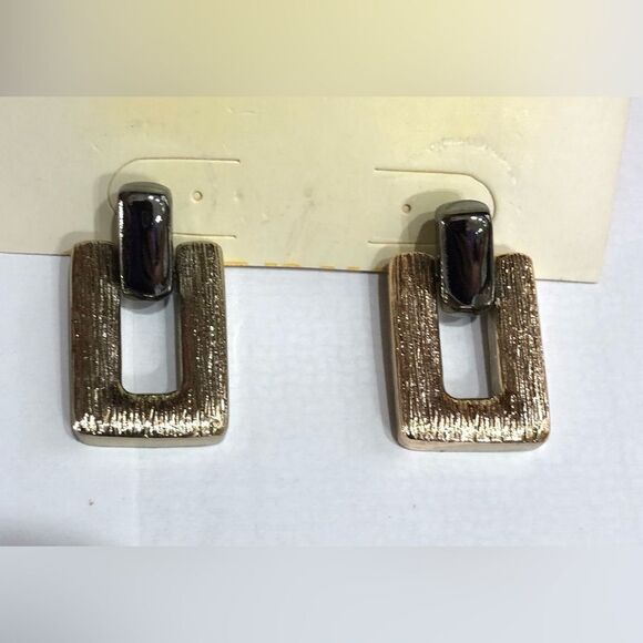 Vintage Geometric Statement Dangle Earrings (a)88 - Picture 6 of 8